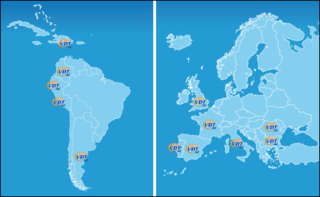 Ubicaciones en el mapa